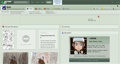 Desktop Screenshot of dpak.deviantart.com