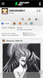 Mobile Screenshot of nekoshadow.deviantart.com