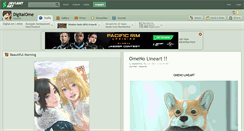 Desktop Screenshot of digitalome.deviantart.com