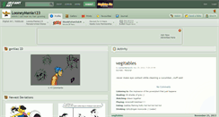 Desktop Screenshot of looneymania123.deviantart.com