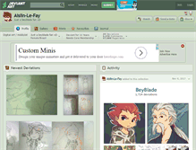 Tablet Screenshot of aislin-le-fay.deviantart.com