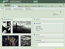 Tablet Screenshot of pace067.deviantart.com