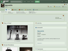 Tablet Screenshot of natureorb.deviantart.com