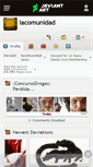 Mobile Screenshot of lacomunidad.deviantart.com