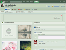 Tablet Screenshot of bitesizexsuicide.deviantart.com