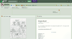 Desktop Screenshot of mikeellee.deviantart.com
