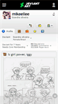 Mobile Screenshot of mikeellee.deviantart.com