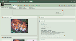 Desktop Screenshot of deepheaven.deviantart.com