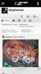 Mobile Screenshot of deepheaven.deviantart.com