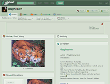 Tablet Screenshot of deepheaven.deviantart.com