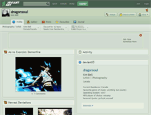 Tablet Screenshot of dragonsoul.deviantart.com