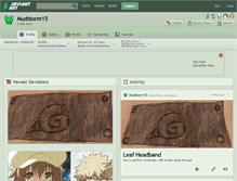 Tablet Screenshot of mudstorm15.deviantart.com