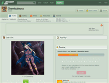 Tablet Screenshot of chemicalnova.deviantart.com