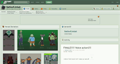 Desktop Screenshot of battleoflimbah.deviantart.com