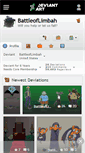 Mobile Screenshot of battleoflimbah.deviantart.com