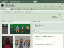 Tablet Screenshot of battleoflimbah.deviantart.com