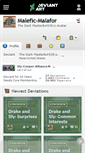 Mobile Screenshot of malefic-malafor.deviantart.com