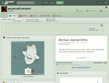 Tablet Screenshot of perpetualfrustration.deviantart.com