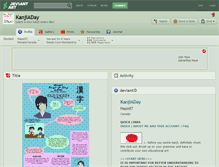 Tablet Screenshot of kanjiaday.deviantart.com