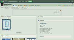 Desktop Screenshot of liquidchrome.deviantart.com
