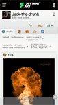 Mobile Screenshot of jack-the-drunk.deviantart.com