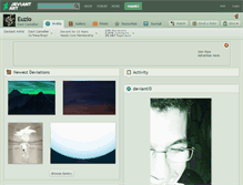 Tablet Screenshot of euzio.deviantart.com
