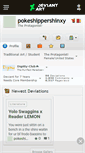 Mobile Screenshot of pokeshippershinxy.deviantart.com