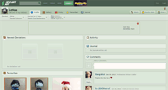 Desktop Screenshot of lonua.deviantart.com