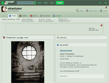 Tablet Screenshot of ethanfunkel.deviantart.com
