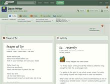 Tablet Screenshot of dawn-writer.deviantart.com