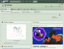 Tablet Screenshot of for-always.deviantart.com