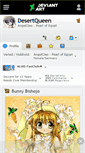 Mobile Screenshot of desertqueen.deviantart.com