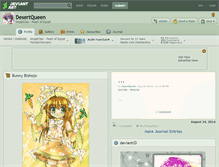 Tablet Screenshot of desertqueen.deviantart.com