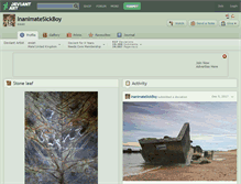 Tablet Screenshot of inanimatesickboy.deviantart.com