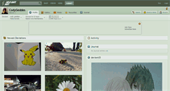Desktop Screenshot of codygeddes.deviantart.com