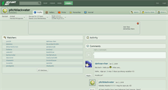 Desktop Screenshot of pitchblackwater.deviantart.com