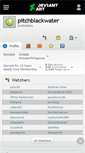 Mobile Screenshot of pitchblackwater.deviantart.com
