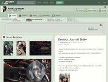 Tablet Screenshot of amatory-neon.deviantart.com