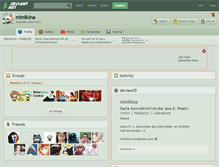 Tablet Screenshot of nimikina.deviantart.com