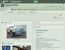 Tablet Screenshot of derschneleopard.deviantart.com
