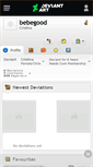 Mobile Screenshot of bebegood.deviantart.com