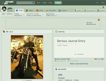 Tablet Screenshot of pikk.deviantart.com
