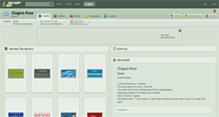 Desktop Screenshot of elegant-rose.deviantart.com