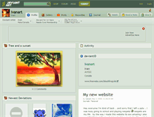 Tablet Screenshot of ivanart.deviantart.com