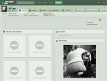 Tablet Screenshot of ckirtap.deviantart.com