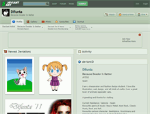 Tablet Screenshot of difunta.deviantart.com