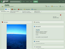 Tablet Screenshot of ckazka.deviantart.com