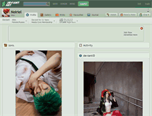 Tablet Screenshot of noiriel.deviantart.com