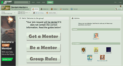 Desktop Screenshot of deviant-mentor.deviantart.com