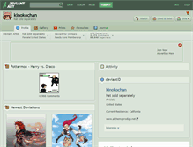 Tablet Screenshot of kinokochan.deviantart.com